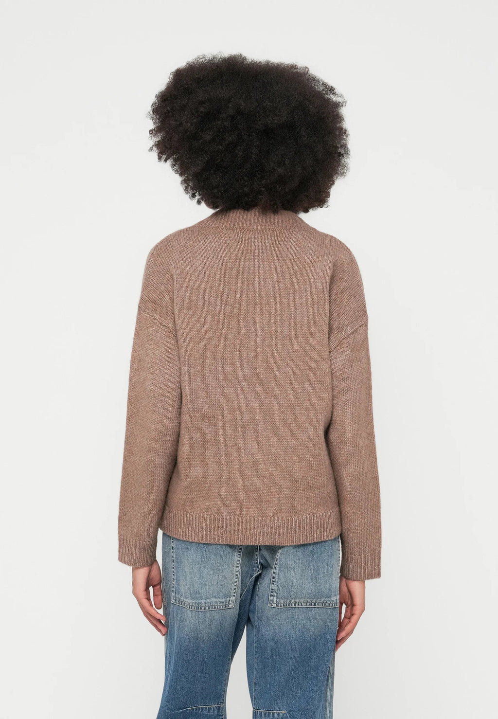 Aria - Women's soft knit V-neck sweater