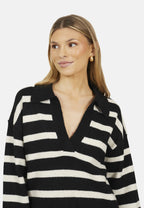 Bernadine - Women's striped knit sweater