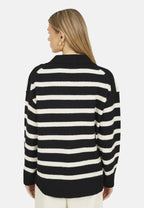 Bernadine - Women's striped knit sweater